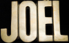 **NOS** VINTAGE 1970s CUT-OUT NAME ***JOEL*** SOLID BRASS BUCKLE