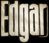 **NOS** VINTAGE 1970s CUT-OUT NAME ***EDGAR*** SOLID BRASS BUCKLE
