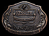 1993 *KESSLER AMERICAN WHISKEY SMOOTH AS SILK SINCE 1888* BOOZE BUCKLE