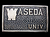 VINTAGE 1970s **WASEDA UNIVERSITY** (JAPAN) BELT BUCKLE