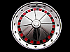 VERY COOL CUT-OUT ROULETTE WHEEL (REALLY SPINS) BELT BUCKLE