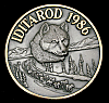 **NOS** VINTAGE 1986 ***IDITAROD*** DOG SLED RACE LTD EDITION PEWTER BUCKLE