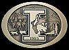 **NOS** VINTAGE 1985 ***IDITAROD*** DOG SLED RACE LTD EDITION SOLID BRASS BUCKLE