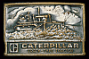 AWESOME VINTAGE 1980s **CATERPILLAR** BULLDOZER TRACK-TYPE TRACTOR BUCKLE