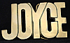 **NOS** VINTAGE 1970s CUT-OUT NAME ***JOYCE*** SOLID BRASS BUCKLE