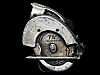 NOS VINTAGE 1979 CUT-OUT 7 1/4 COMBINATION BLADE SAW BELT BUCKLE