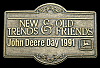 **NOS** VINTAGE 1990 ***JOHN DEERE*** TRACTORS JOHN DEERE DAY 1991 BUCKLE