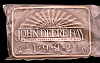 **NOS** VINTAGE 1991 ***JOHN DEERE*** TRACTORS JOHN DEERE DAY 1992 BUCKLE