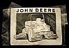 **NOS** VINTAGE 1988 ***JOHN DEERE*** MOWER TRACTORS NICKEL BUCKLE