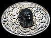 COOL VINTAGE 1970s INDIAN CHIEF W/ HEADDRESS BELT BUCKLE