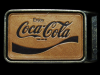 NOS VINTAGE 1970s *ENJOY COCA-COLA* SOUVENIR BELT BUCKLE
