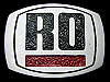 ****RO**** UNKNOWN COMPANY LIGHTWEIGHT METAL BELT BUCKLE