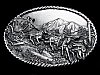 GREAT VINTAGE 1983 STAGECOACH COMMEMORATIVE BELT BUCKLE