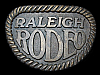 GREAT VINTAGE 1970s **RALEIGH RODEO** SOUVENIR BELT BUCKLE