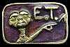 **NOS** AMAZING VINTAGE 1970s ***ET*** EXTRATERRESTRIAL MOVIE BUCKLE