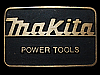 REALLY NICE VINTAGE 1970s **MAKITA POWER TOOLS** SOLID BRASS BUCKLE