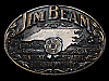 1993 JIM BEAM SOUR MASH KENTUCKY STRAIGHT BOURBON WHISKEY BOOZE BELT BUCKLE