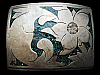 COOL VINTAGE 1970s HIPPIE STYLE FLORAL DECOR NAMEPLATE BELT BUCKLE