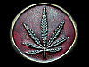 VERY COOL VINTAGE 1970s ***MARIJUANA LEAF*** BELT BUCKLE
