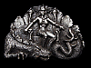 COOL VINTAGE 1983 AMAZON QUEEN WITH PET DRAGON BELT BUCKLE
