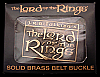 **NOS** VINTAGE 1979 ***JRR TOLKIEN'S - LORD OF THE RINGS*** SOLID BRASS BUCKLE