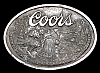 AWESOME 1970s VINTAGE ***COORS BEER*** w/ BUILT-IN BOTTLE OPENER BELT BUCKLE