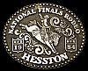 VINTAGE 1984 ***NATIONAL FINALS RODEO*** NFR HESSTON YOUTH BUCKLE