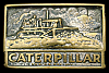 AWESOME VINTAGE 1970s **CATERPILLAR** BULLDOZER TRACK-TYPE TRACTOR BUCKLE