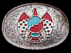 COOL VINTAGE 1970s SOUTHWEST STYLE THUNDERBIRD BELT BUCKLE