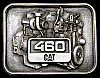 **NOS**  VINTAGE 1990 ***CAT 460 DIESEL ENGINE*** CATERPILLAR EQUIPMENT BUCKLE