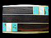 **NOS** CLASSIC VINTAGE 1970s ABSTRACT ARTWORK INLAID WOOD & STONE BUCKLE