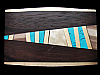 **NOS** FANTASTIC VINTAGE 1970s **ABSTRACT ARTWORK INLAID WOOD & STONE** BUCKLE