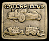 AWESOME VINTAGE 1970s ***CATERPILLAR*** DOZER LOADER SCRAPER EQUIPMENT BUCKLE