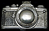 AWESOME VINTAGE 1970s ***ASAHI PENTAX*** 3-D SLR CAMERA BELT BUCKLE