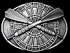 **NOS** AWESOME VINTAGE 1984 ***DART BOARD AND DARTS*** PEWTER BUCKLE