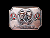 COOL NOS VINTAGE 1979 STAR TREK SPOCK & KIRK SOUVENIR BELT BUCKLE