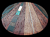 **NOS** AWESOME VINTAGE 1970s ABSTRACT ART/FASHION INLAID WOOD & STONE BUCKLE