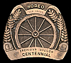 VINTAGE 1980 ***SHERIDAN OREGON CENTENNIAL RODEO*** 100 YEARS BUCKLE