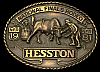 **NOS** VINTAGE 1981 NATIONAL FINALS RODEO ***NFR*** HESSTON BUCKLE