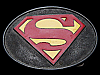 AWESOME VINTAGE 1970s DC COMICS **SUPERMAN** LOGO BELT BUCKLE