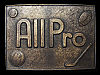 COOL VINTAGE 1970s ALL PRO (BASEBALL, FOOTBALL, BASKETBALL, HOCKEY) BELT BUCKLE