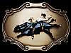 NOS AWESOME VINTAGE 1978 RODEO COWBOY RIDING BUCKING BULL BELT BUCKLE