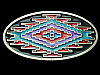 1993 SOUTHWEST STYLE TRADITIONAL ART/FASHION BELT BUCKLE