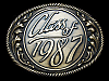 REALLY NICE VINTAGE 1987 ***CLASS OF 1987*** BELT BUCKLE