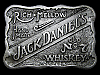 *RICH MELLOW HAND MADE JACK DANIEL'S OLD NO. 7 WHISKEY* BOOZE BUCKLE