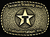 **NOS** VINTAGE 1970s ***TEXACO*** TRADING & TRANSPORTATION OILFIELD BUCKLE