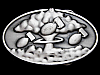***THREE DROPPED BOMBS W/ MUSHROOM CLOUD*** BELT BUCKLE