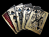 COOL VINTAGE 1979 ROYAL FLUSH W/ HIDDEN ACE GAMBLING BELT BUCKLE