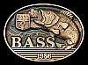 **NOS** VINTAGE 1986 ***BASS ANGLERS SPORTSMAN SOCIETY*** B.A.S.S. BUCKLE