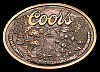 AWESOME 1970s VINTAGE ***COORS BEER*** w/ BUILT-IN BOTTLE OPENER BELT BUCKLE